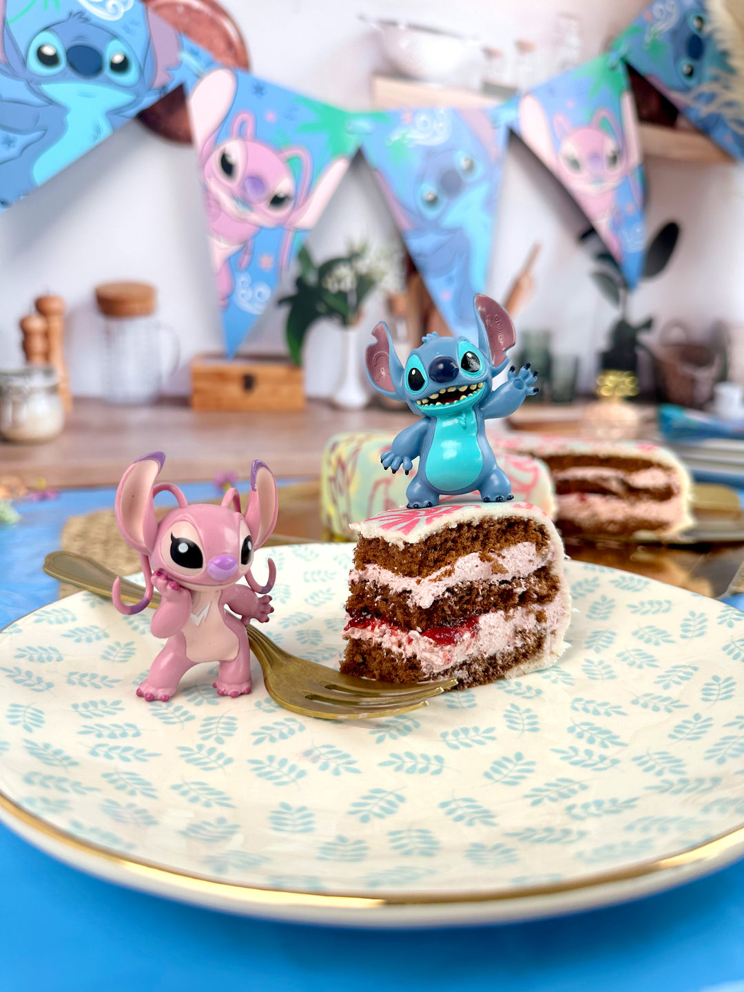Angel & Stitch® på tårta