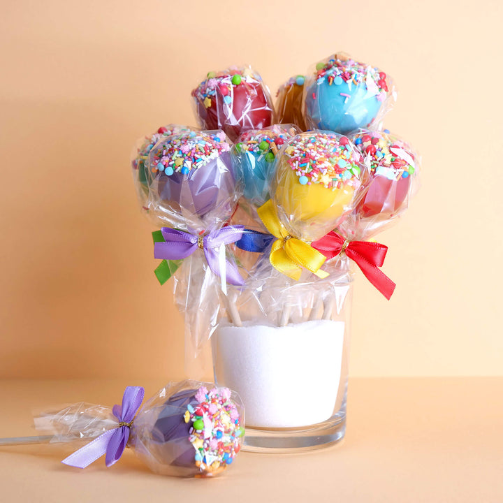 Glada Cake-Pops med Strössel-Konfetti (12 st) 