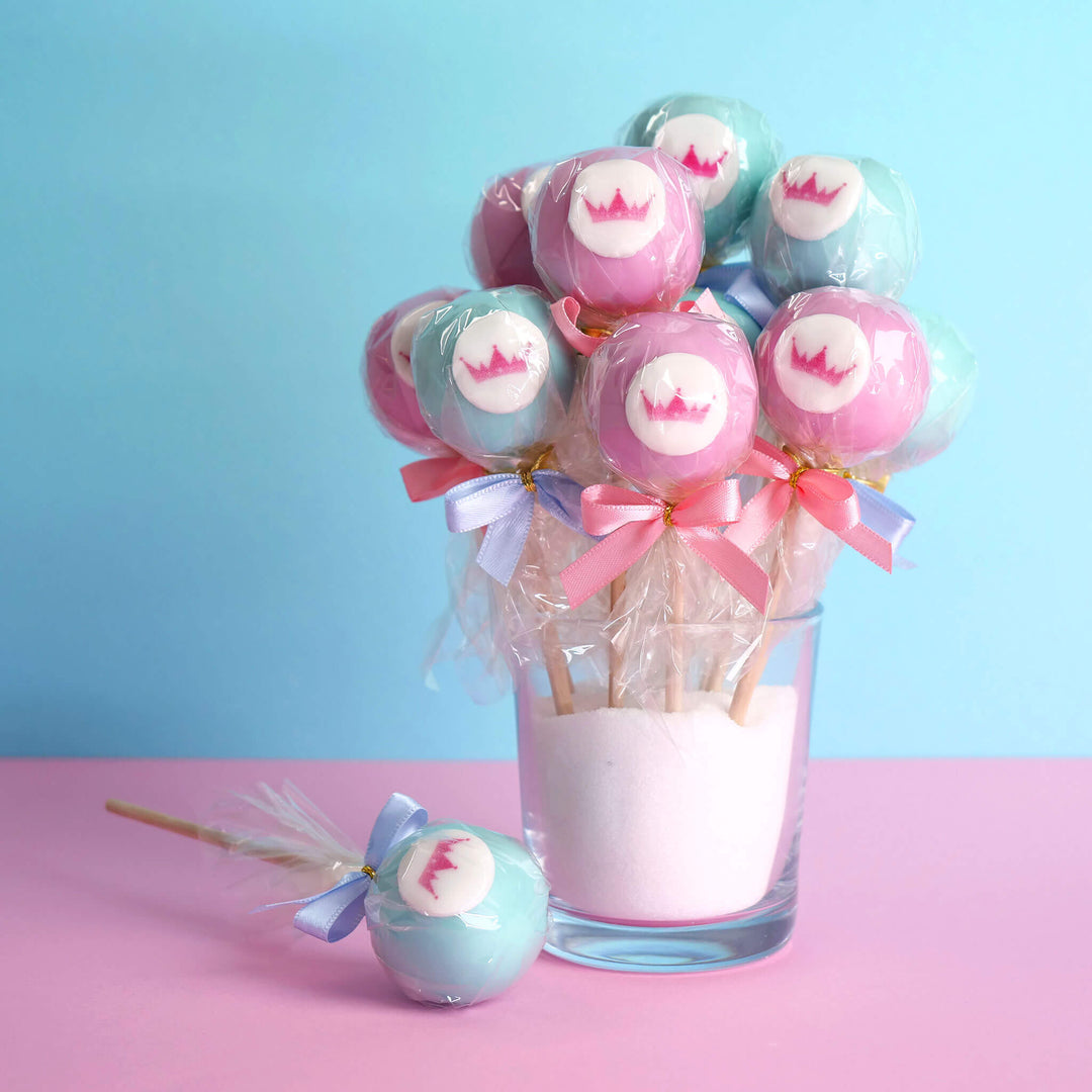 Cake-Pops med Logotyp, Vanilj- & Chokladsmak (12 st)