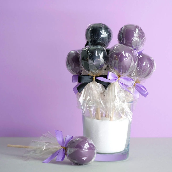 Färgglada Cake Pops i 2 färger (2x6 stycken)