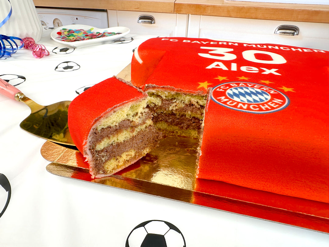 FC Bayern-tröjetårta