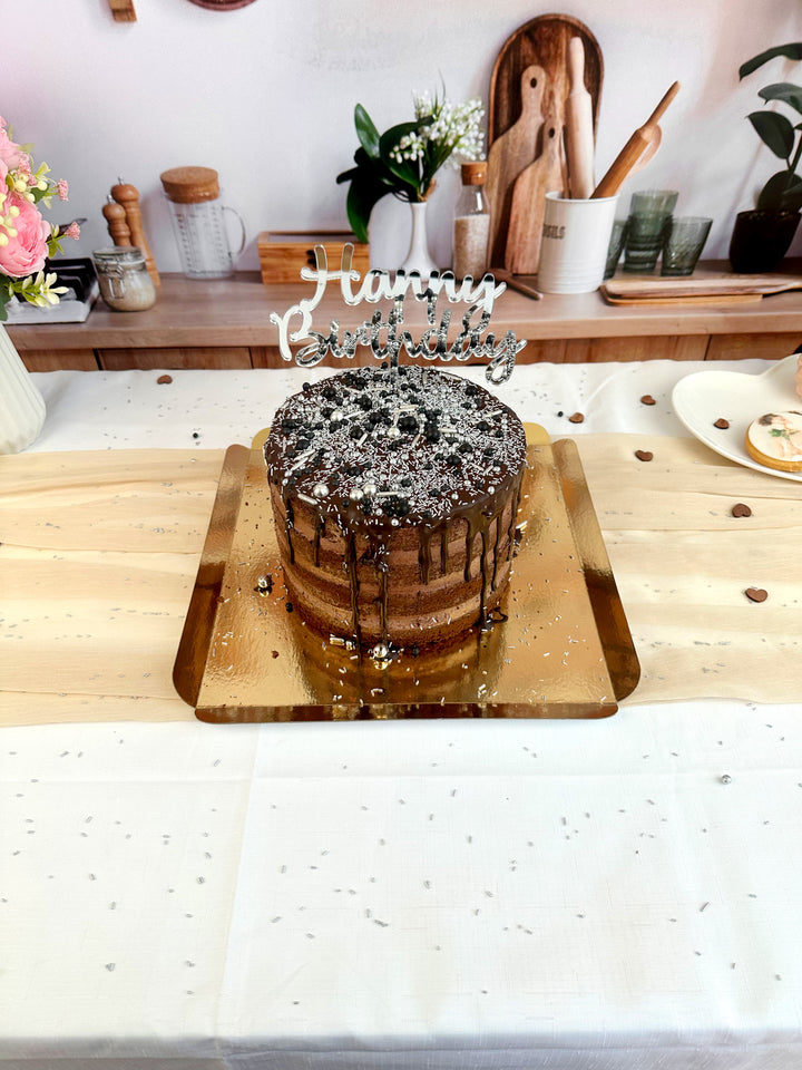 Choklad Naked Cake - olika storlekar