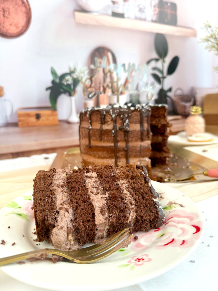 Choklad Naked Cake - olika storlekar