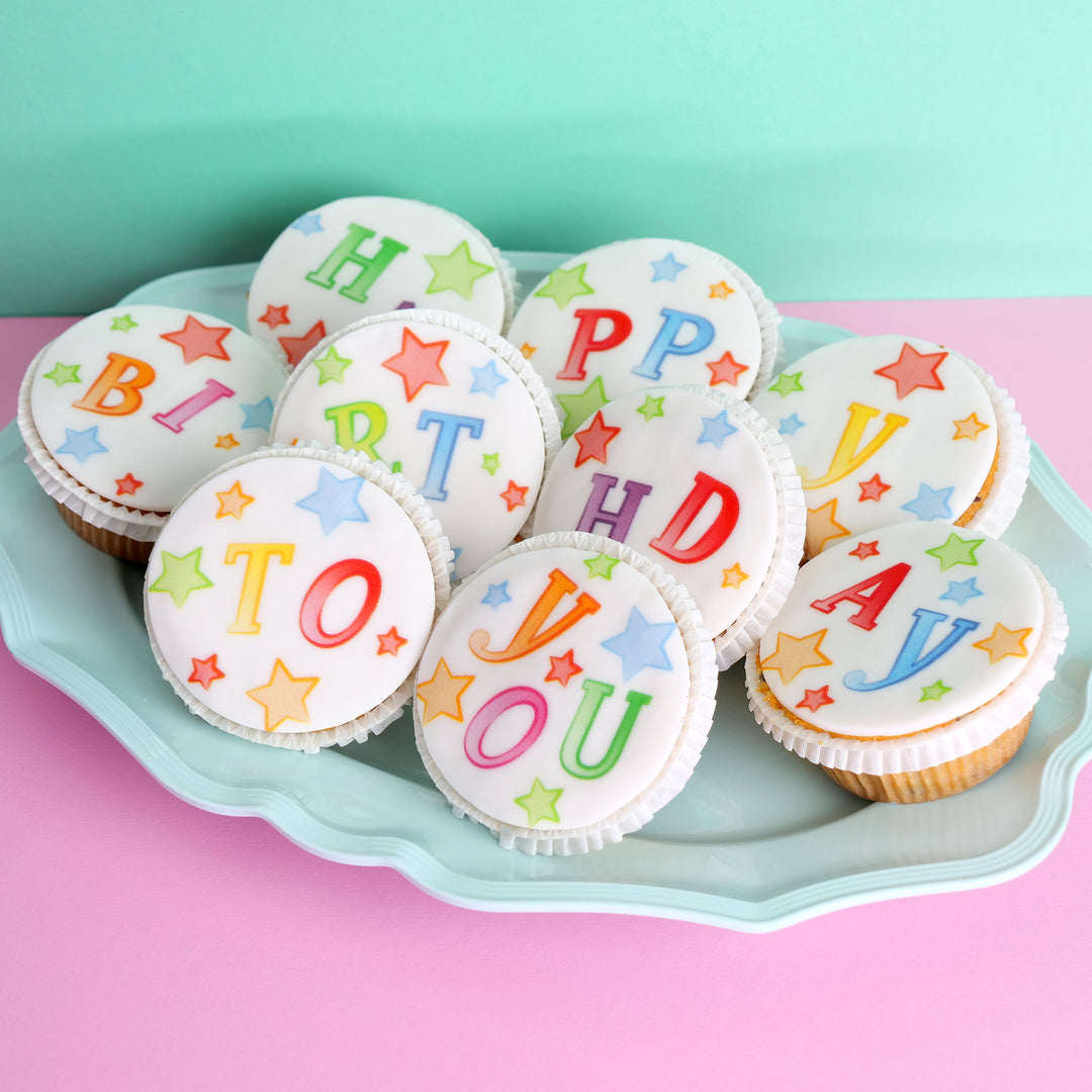 Födelsedag-Cupcakes, 9st