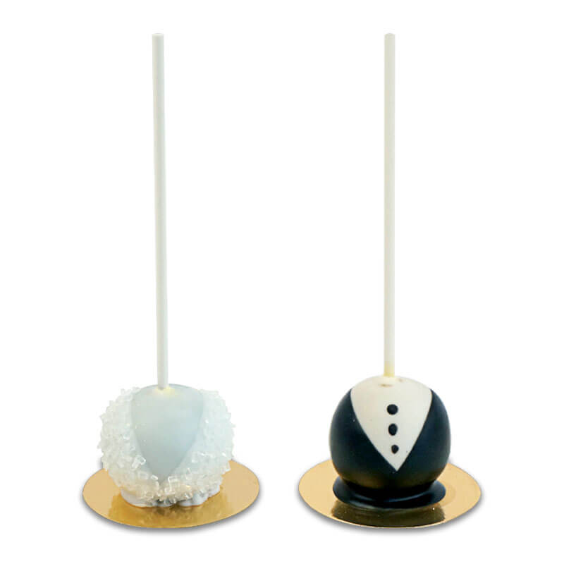 Bröllops cake pops (10 stycken)