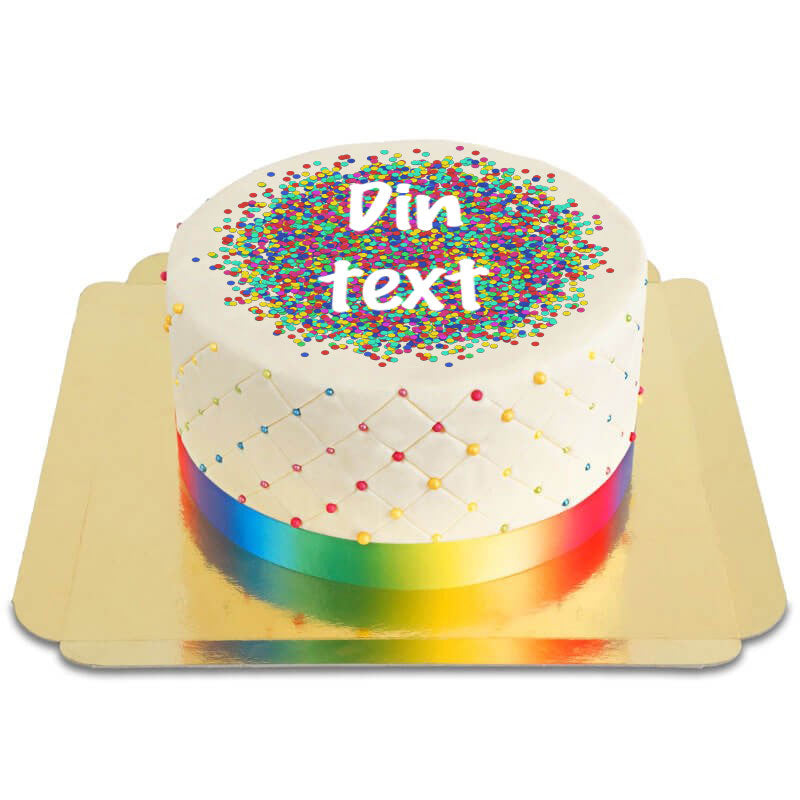 Deluxe konfettitårta