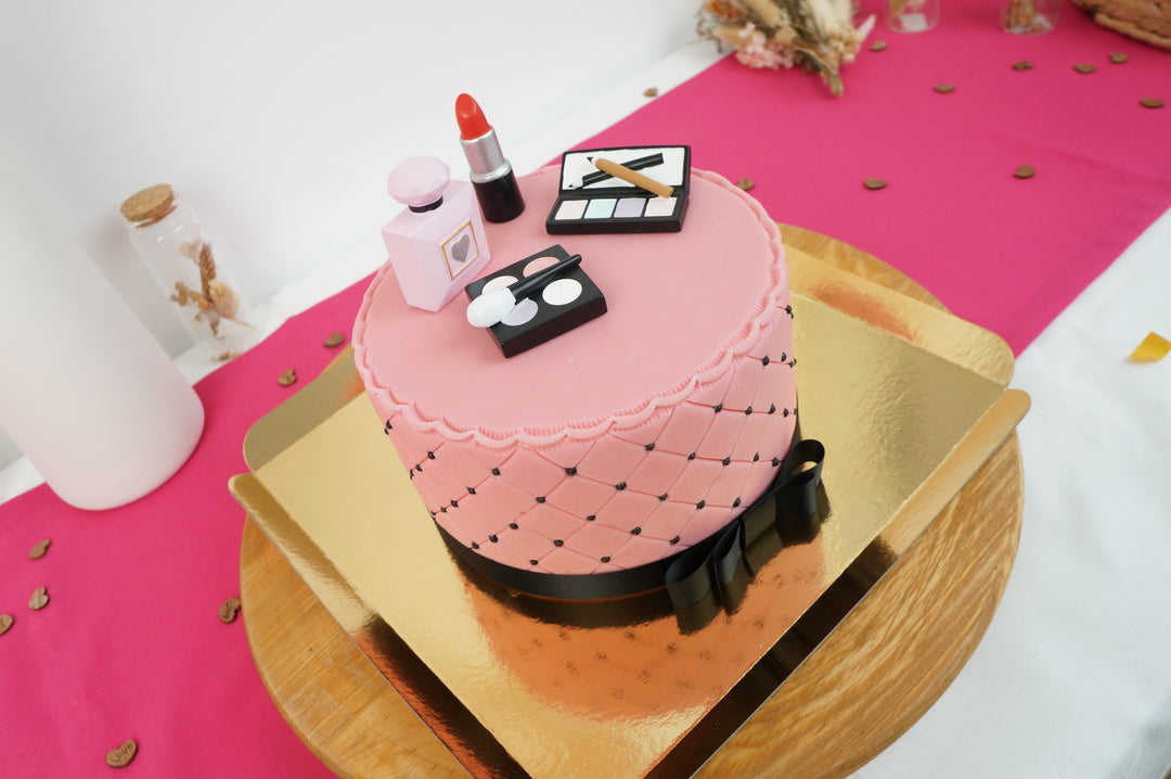 Deluxe Make-Up Tårta med svart band