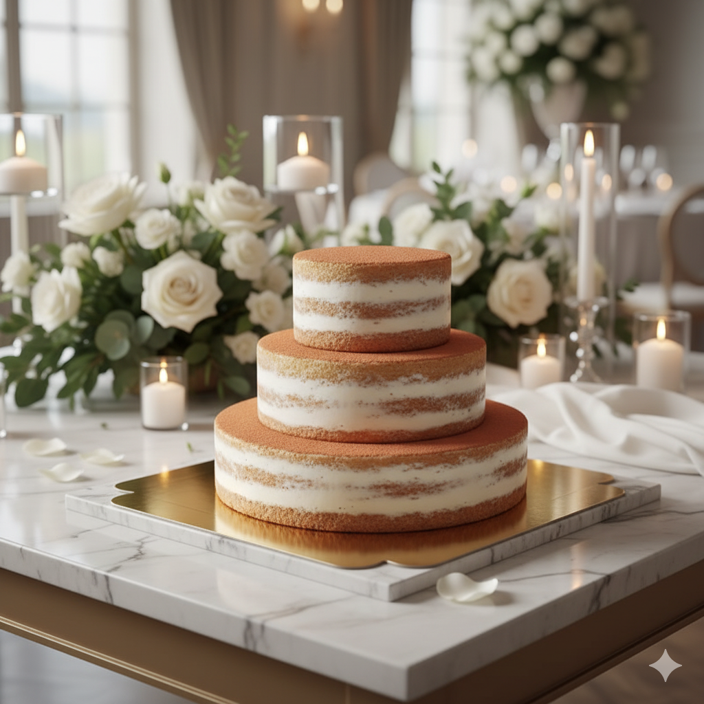 Naken cake vanilj/hallon – olika storlekarNaked Cake Vanilj/hallon