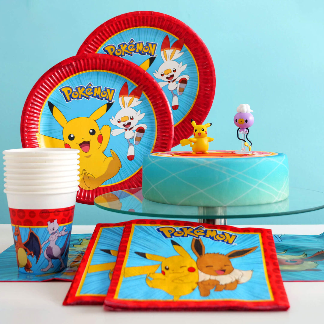 Pokémon® Partyset inkl. tårta