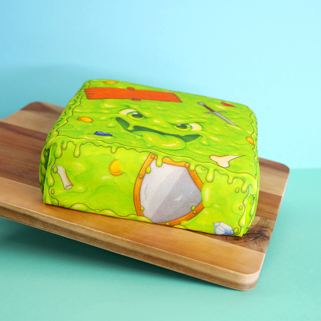 Quadratische Schleimwürfel Monstertorte