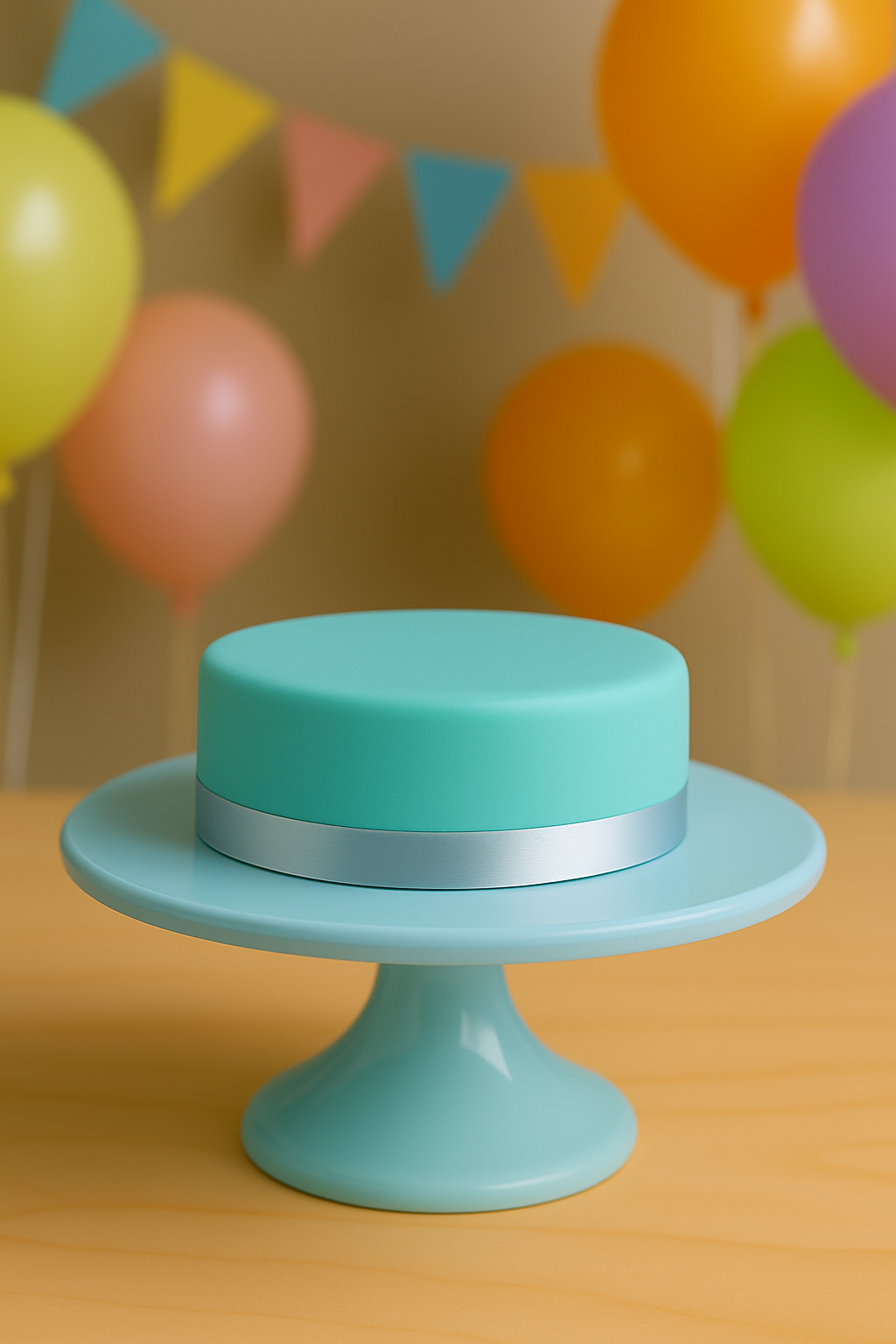 blaue-Torte-mit-tortenband