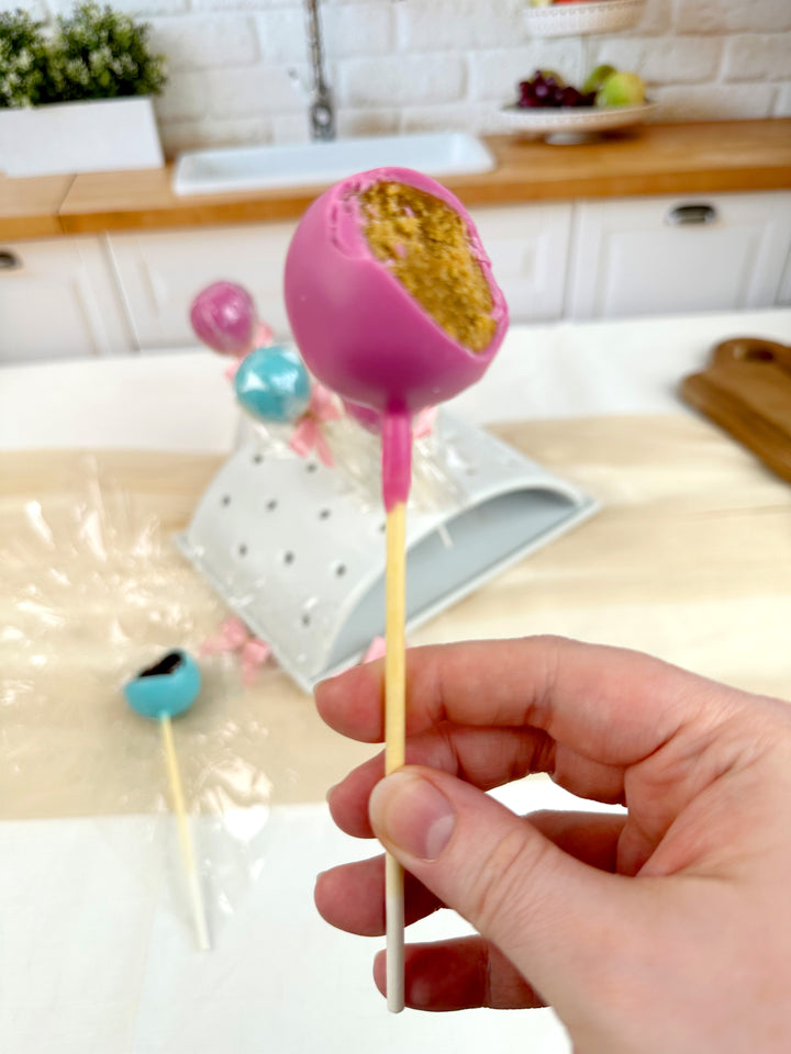 Cake-Pops med Logotyp, Vanilj- &amp; Chokladsmak (12 st)