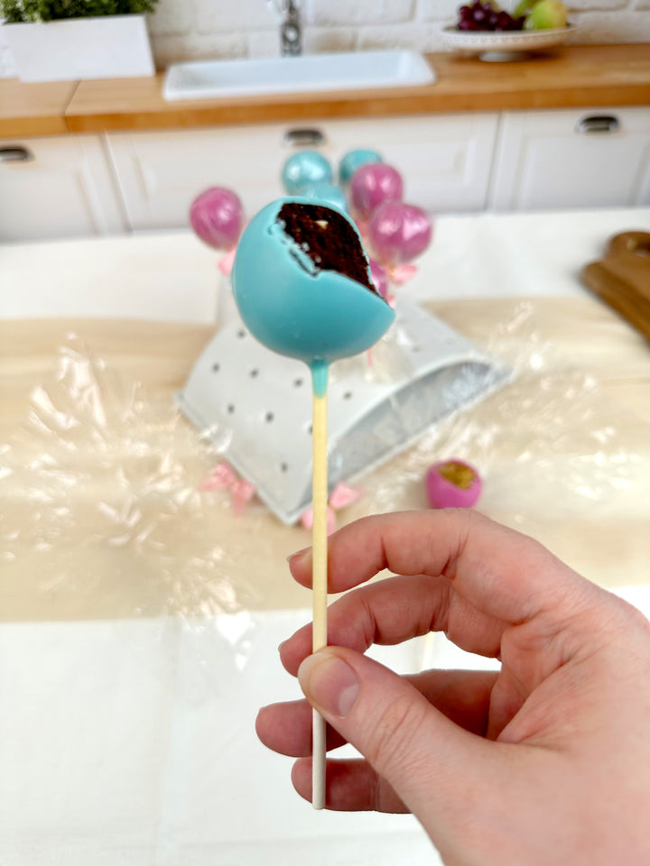 Cake-Pops med Logotyp, Vanilj- &amp; Chokladsmak (12 st)