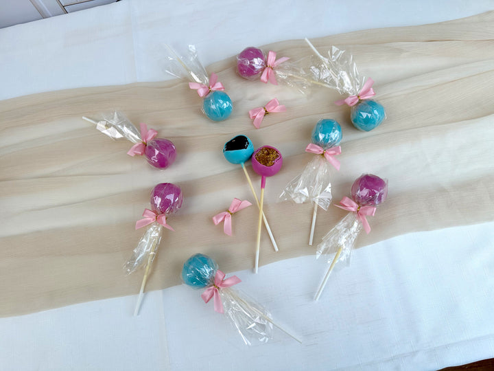 Cake-Pops med Logotyp, Vanilj- &amp; Chokladsmak (12 st)