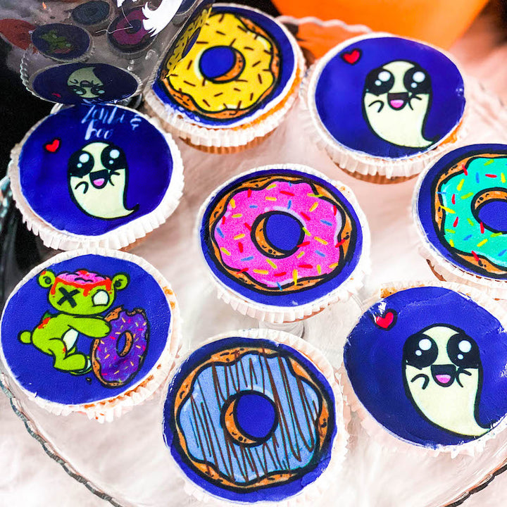Zonbi och Boo Cupcakes