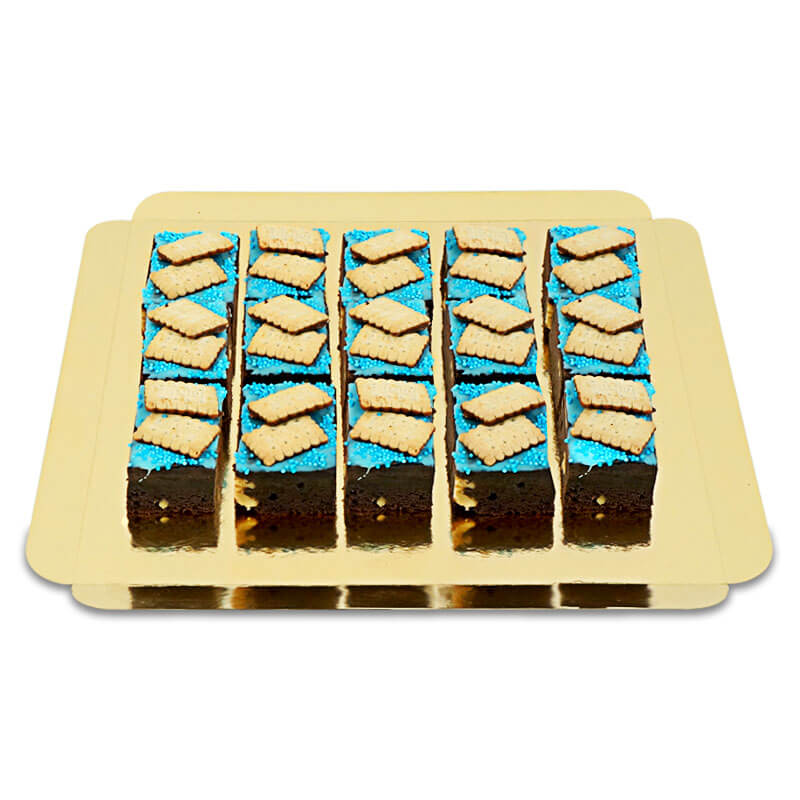 Brownies med Mini-smörkaksdekoration (15 st)