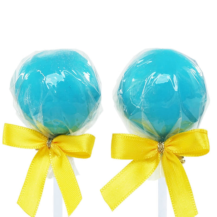 Gul &amp; Blå Cake-Pops