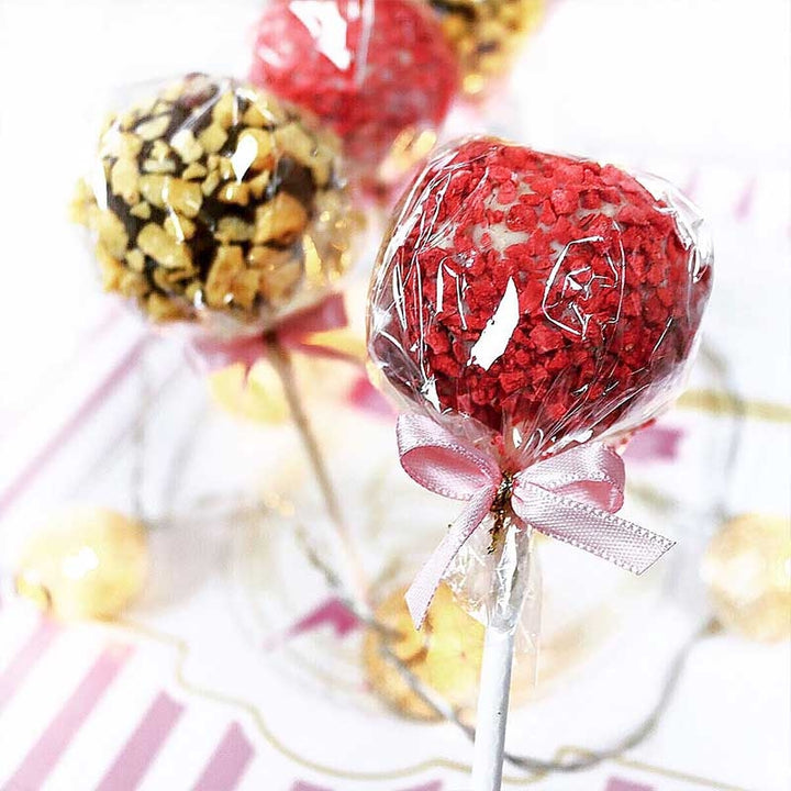 Cake-Pops med Apelsin- &amp; Jordgubbstopping (12 st)