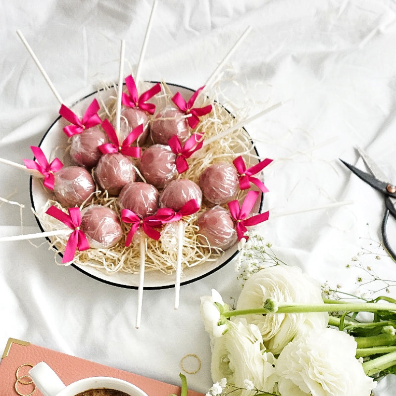 Cake-Pops med Ruby choklad (12 st)