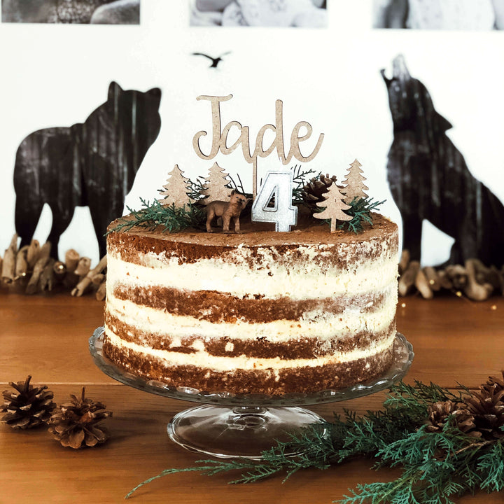 Naked Cake Stor - Vanilj/hallon