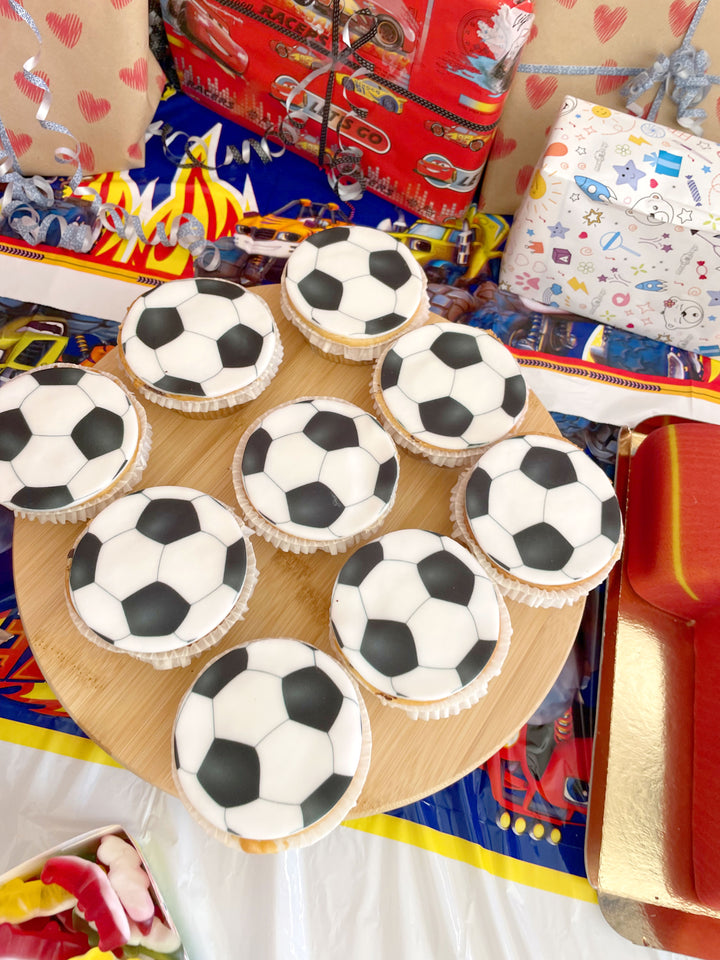 Fotbolls-Cupcakes