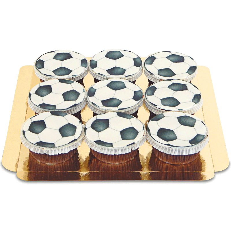 Fotbolls-Cupcakes