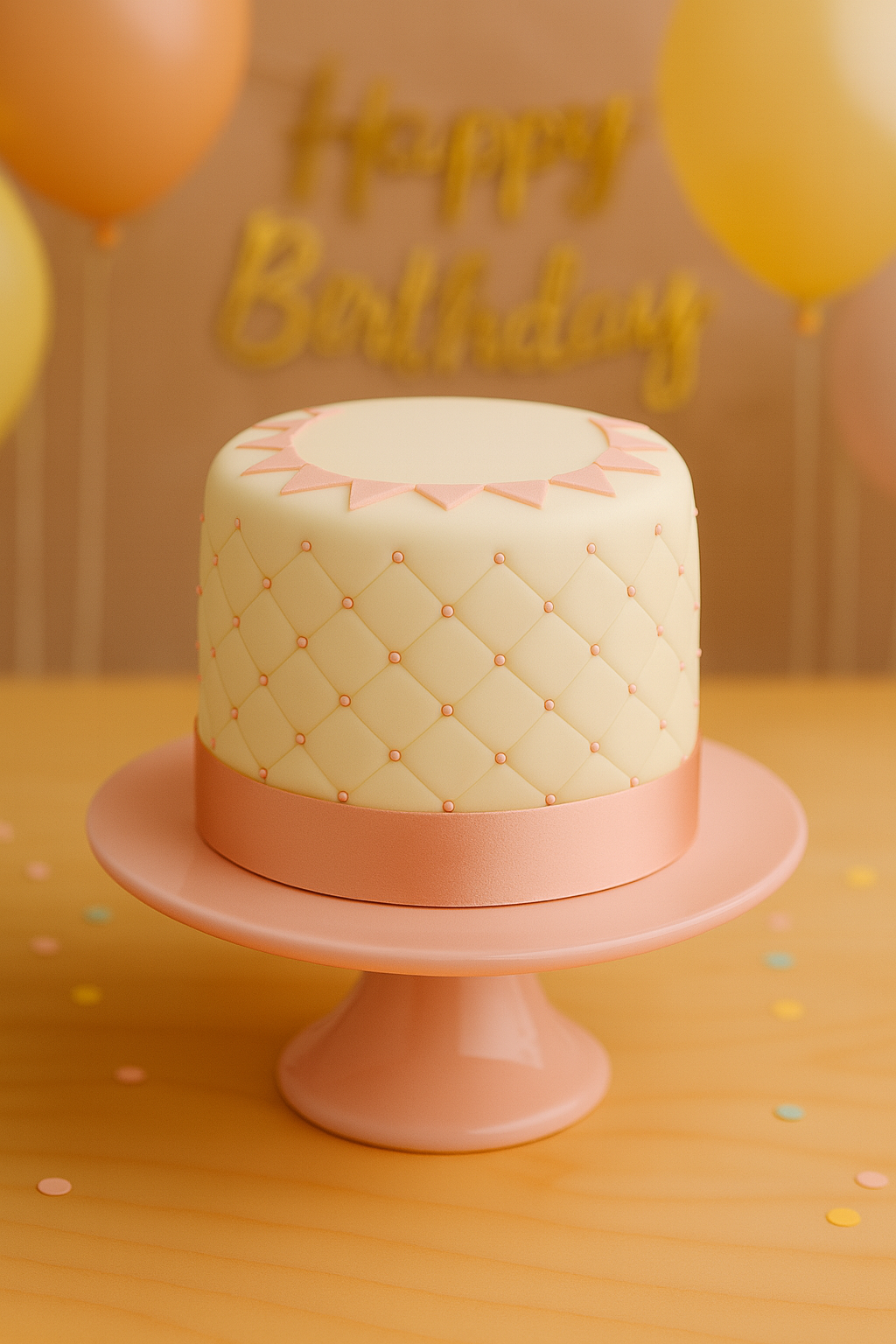 Happy Birthday Deluxe Pink