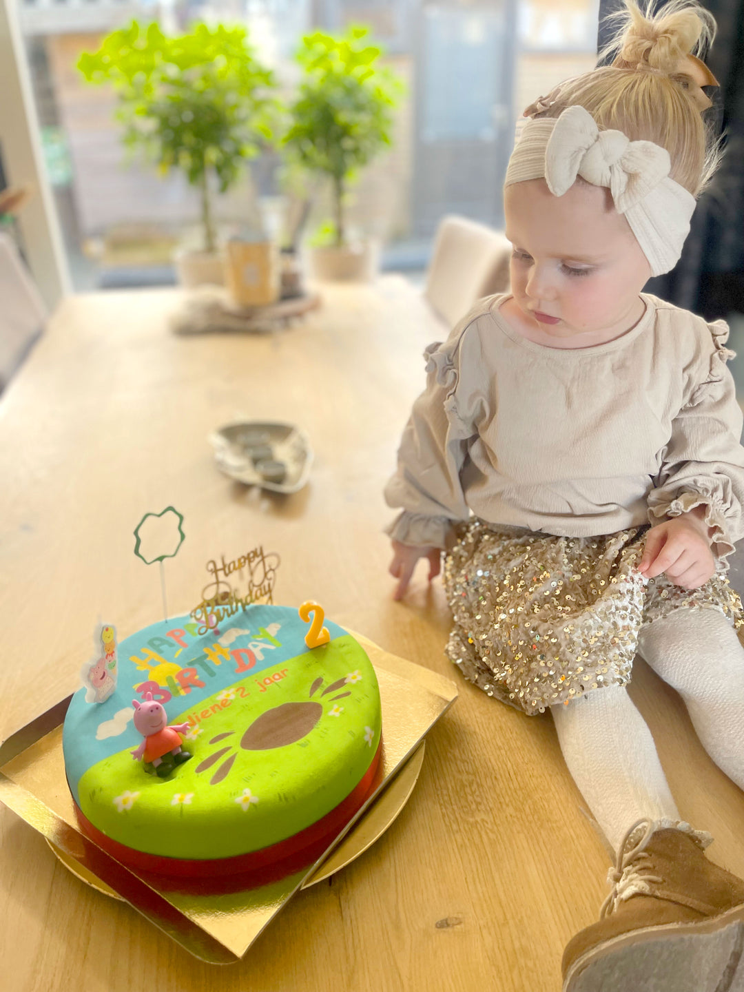 Greta Gris födelsedagstårta