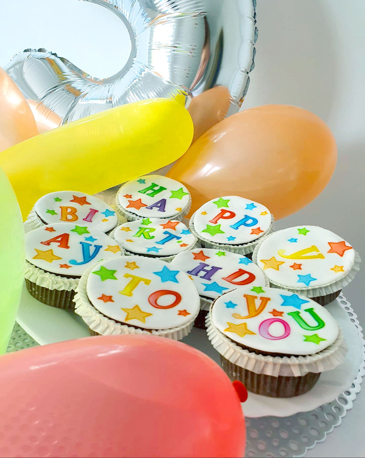 Födelsedag-Cupcakes, 9st
