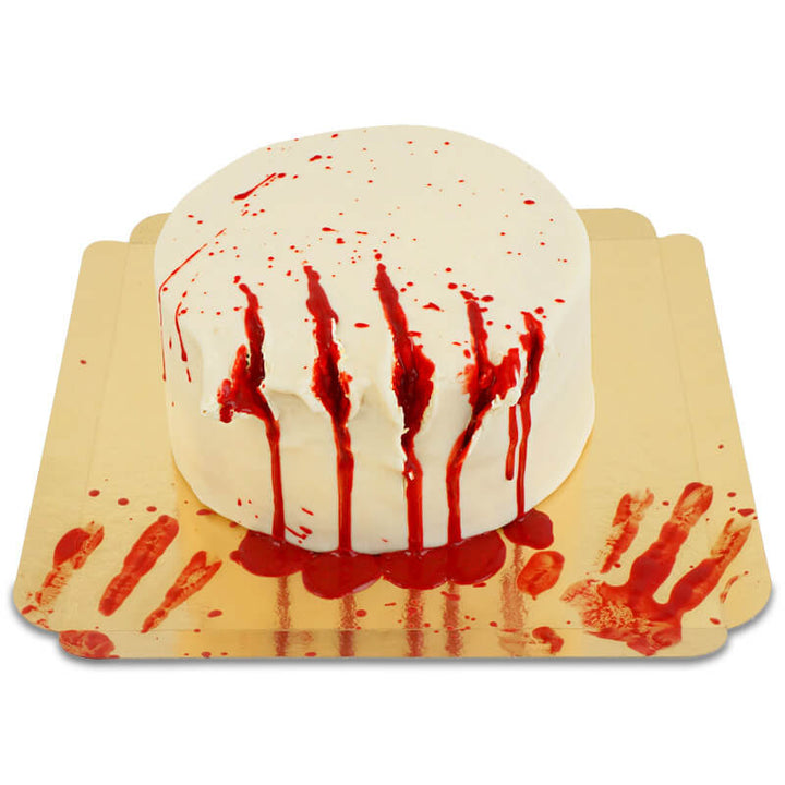Blodig Halloweentårta