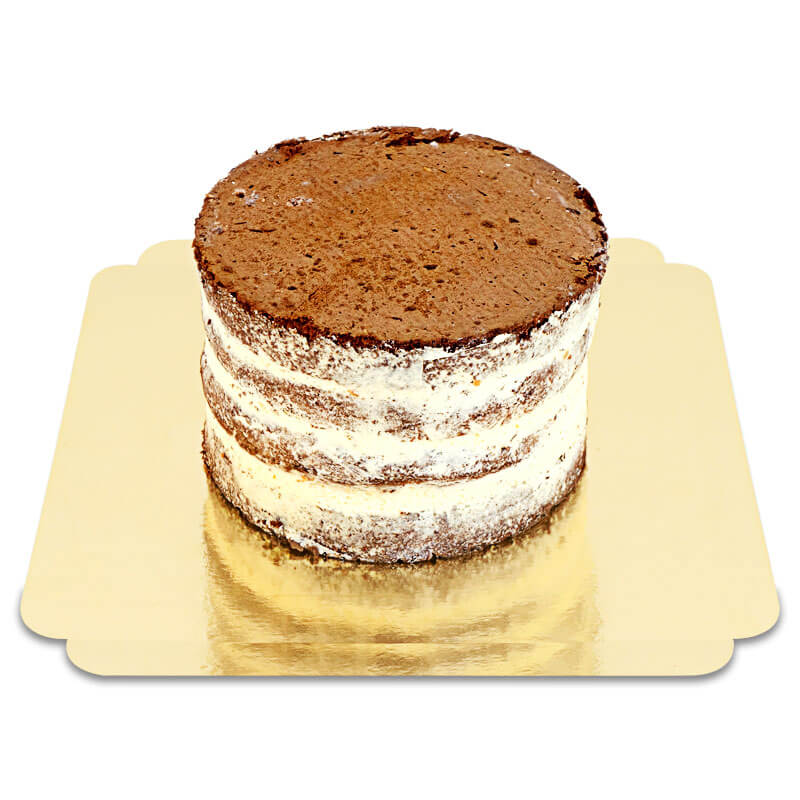 Naked Cake Schoko-Vanille - verschiedene Größen