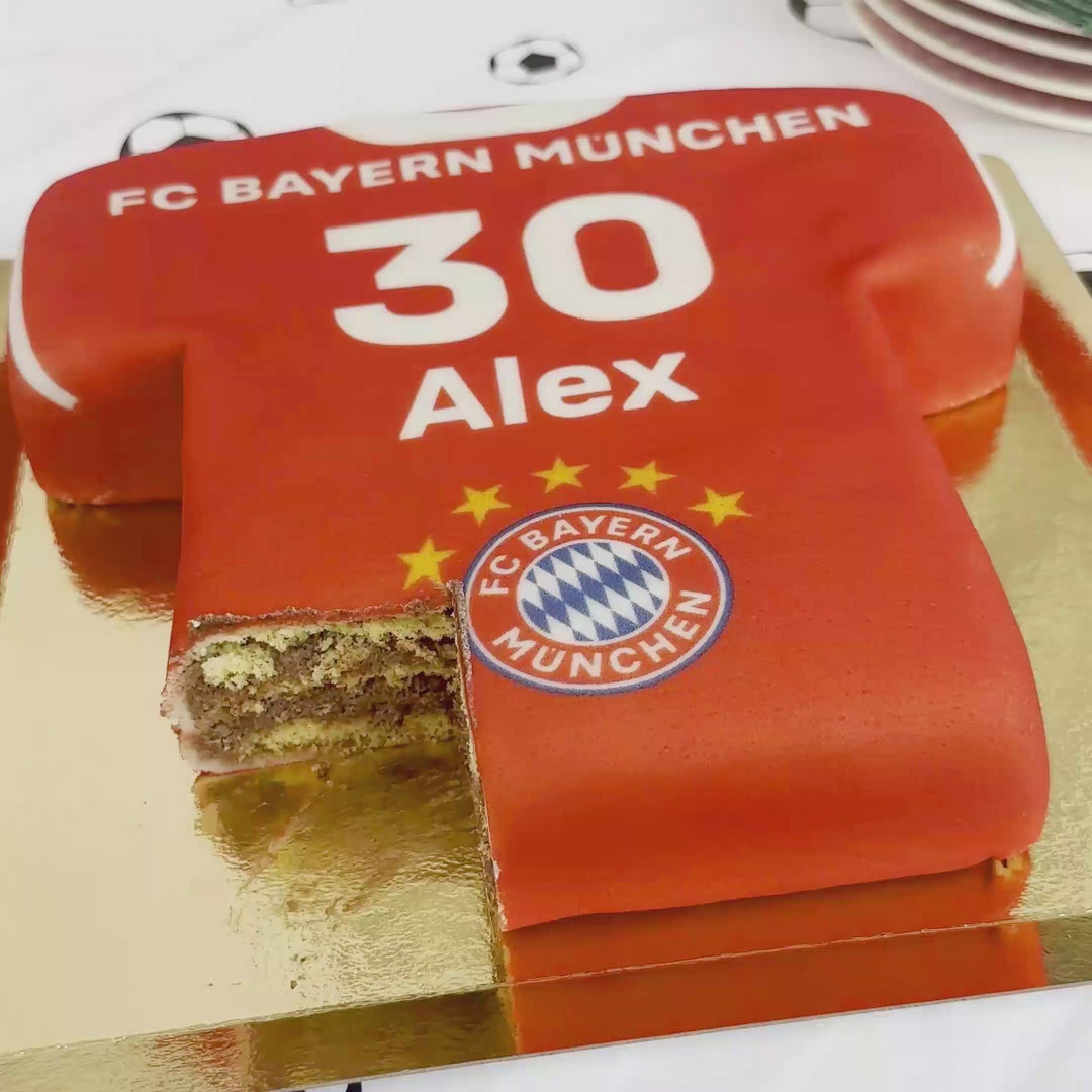 FC Bayern-tröjetårta