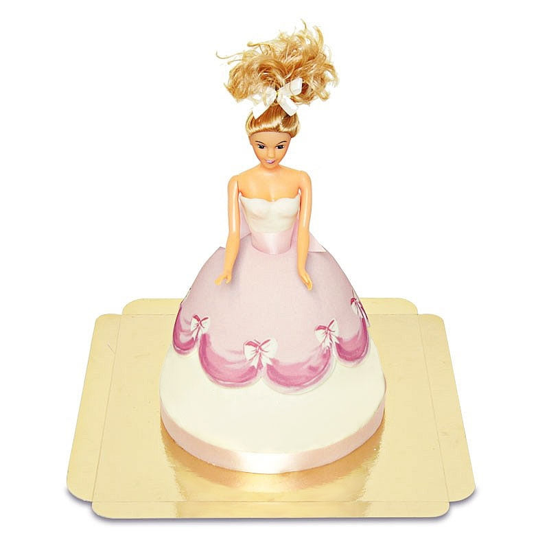 Docktårta prinsessa, rosa