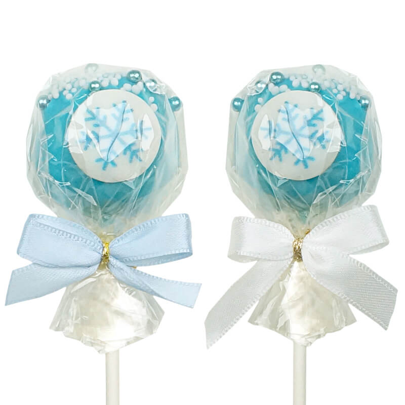 Snöflinge Cake-Pops (12 stycken)