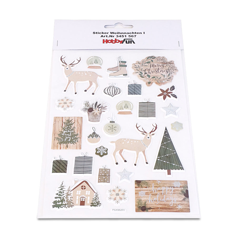 Julstickers 1