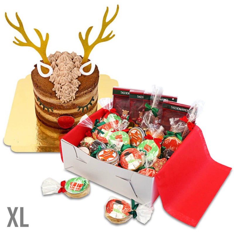 Presentbox med julbakverk